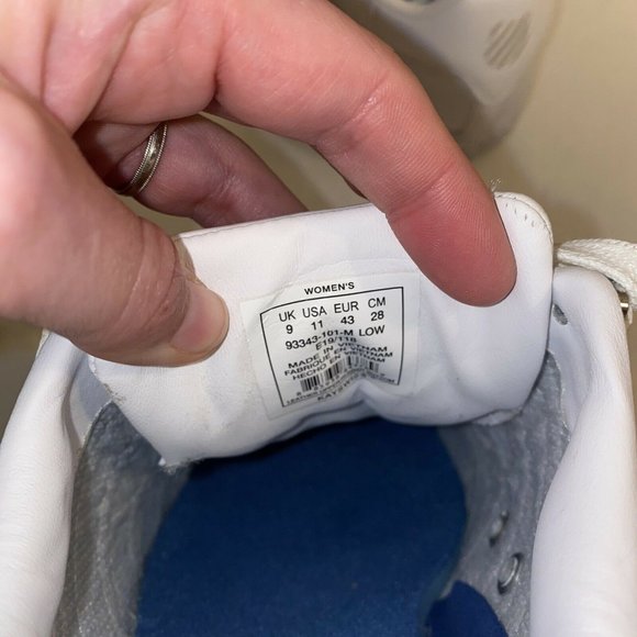 K-Swiss Classic VN White Sneakers 93343 101 Women’s Size 11 VGUC - Picture 6 of 8